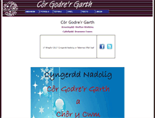 Tablet Screenshot of corgodrergarth.com